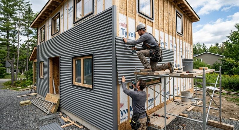 Corrugated Siding Installation in Blue Ridge, GA