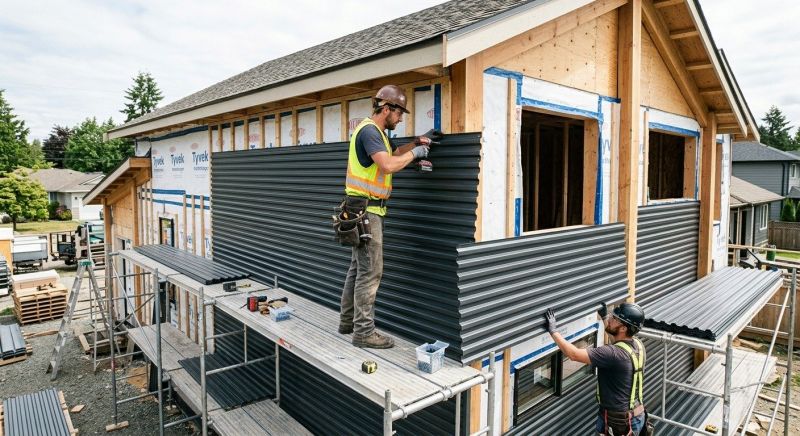 Corrugated Siding Installation in Blue Ridge, GA
