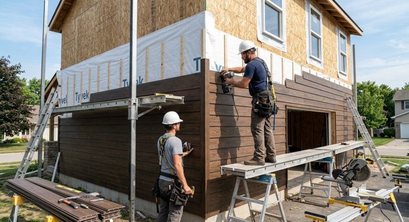 Faux Wood Siding Installation in East Ellijay, GA