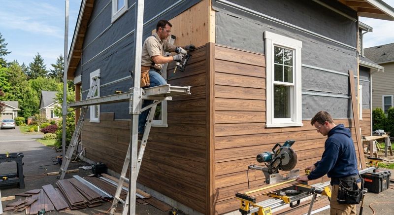 Faux Wood Siding Installation in Fannin County, GA