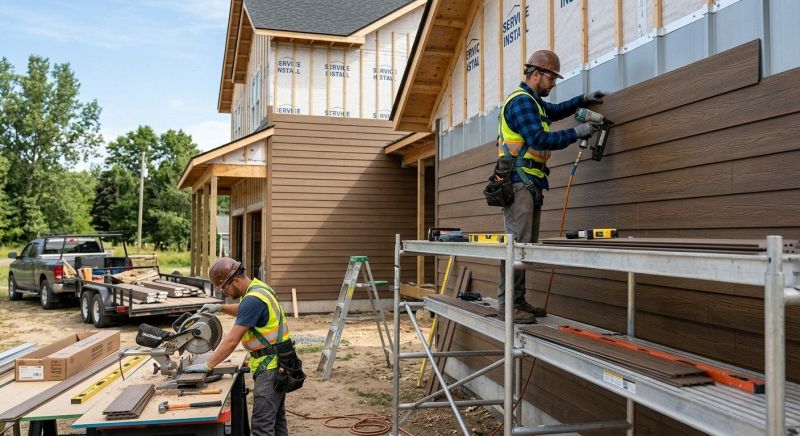 Faux Wood Siding Installation in Suches, GA