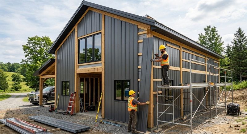 Metal Barn Siding Installation in Blue Ridge, GA