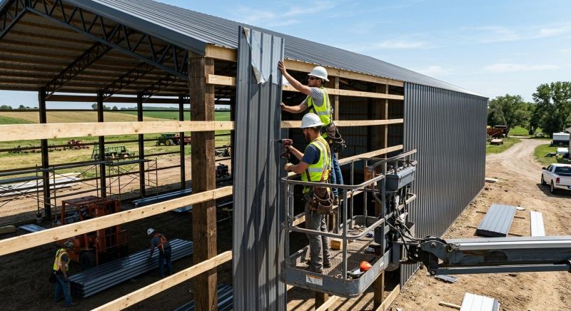 Metal Barn Siding Installation in Blue Ridge, GA