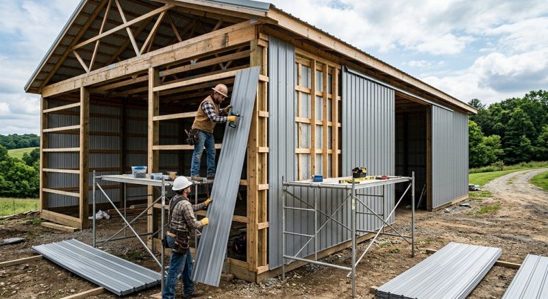 Metal Barn Siding Installation in Blue Ridge, GA