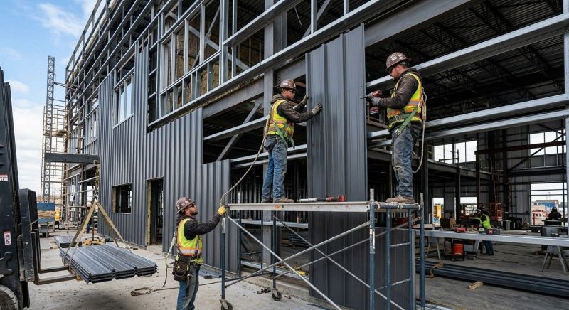 Steel Cladding Installation in Blue Ridge, GA